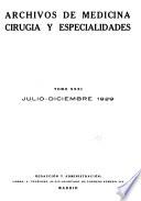 Archivos de medicina, cirugía y especialidades