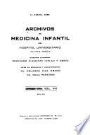 Archivos de medicina infantil del Hospital universitario ...