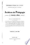 Archivos de pedagogía y ciencias afines