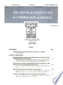 Archivos del Instituto de cardiología de Mexico