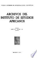 Archivos del Instituto de Estudios Africanos