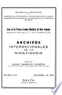 Archivos internacionales de la hidatidosis