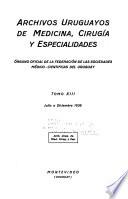 Archivos uruguayos de medicina, cirugía y especialidades