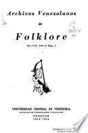 Archivos venezolanos de folklore
