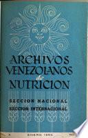 Archivos venezolanos de nutrición