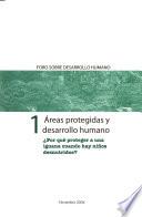 Áreas protegidas y desarrollo humano
