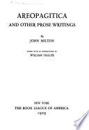 Areopagitica and Other Prose Writings by John Milton