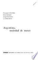 Argentina, sociedad de masas