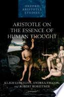 Aristotle on the Essence of Human Thought