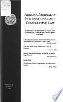 Arizona Journal of International and Comparative Law