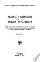 Armería y nobiliario de los reinos españoles