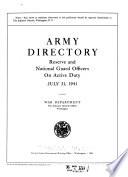 Army Directory