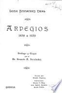 Arpegios, 1938 a 1939