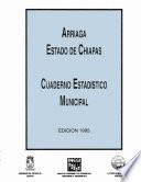 Arriaga estado de Chiapas. Cuaderno estadístico municipal 1995