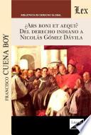¿Ars boni et aequi?