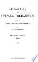 Årskatalog för svenska bokhandeln