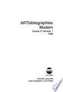 Artbibliographies Modern
