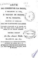 Arte de conservar la salud y prolongar la vida o Tratado de higiene