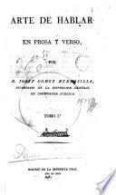 Arte de hablar en prosa y verso, 1