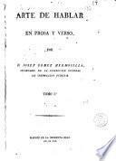 Arte de hablar en prosa y verso