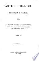 Arte de habler en prosa y verso