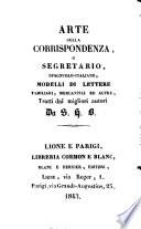 Arte de la correspondencia en italiano y español