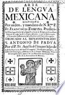 Arte de lengua mexicana