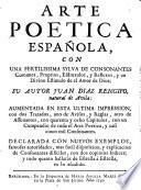 Arte poetica española