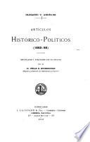 Artículos históricos-políticos (1863-68)
