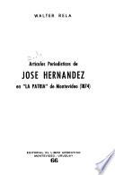 Artículos periodísticos de José Hernández en La Patria de Montevideo (1874)