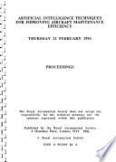 Artificial Intelligence Techniques for Improving Aircraft Maintenance Efficiency