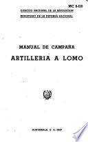 Artillería a lomo
