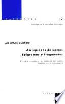Asclepíades de Samos, epigramas y fragmentos