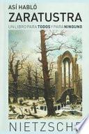 Así hablo Zaratustra