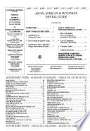 Asian, African & Oceanian Dental Guide