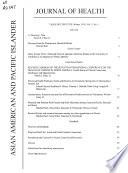 Asian American and Pacific Islander Journal of Health
