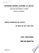 Aspecto geográfico del distrito de riego del Río Yaqui, Son