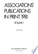 Associations' Publications in Print