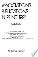Associations' Publications in Print