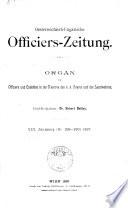 Ã–sterreichisch-ungarische Officiers-Zeitung
