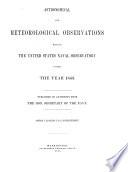 Astronomical, Magnetic and Meteorological Observations Made During the Year ... at the United States Naval Observatory