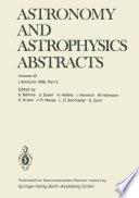 Astronomy and Astrophysics Abstracts