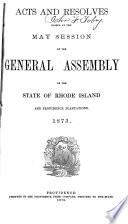 At the General Assembly of the State of Rhode-Island and Providence Plantations, Begun and Holden, ... at ... Within and for the Said State, on ..., in the Year of Our Lord ...