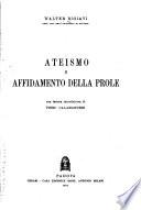 Ateismo e affidamento della prole