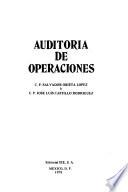 Auditoria de operaciones