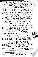 Aueriguaciones de las Antiguedades de Cantabria