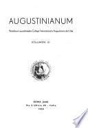 Augustinianum : periodicum semestre