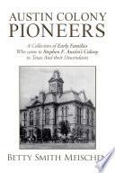 Austin Colony Pioneers