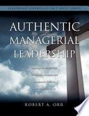 Authentic Managerial Leadership