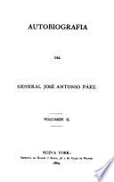 Autobiografía del general José Antonio Páez